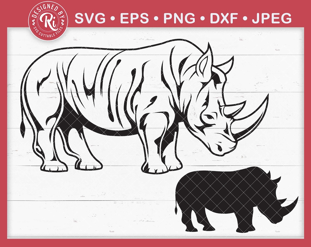 Rhino Footprint Icon PNG \u0026 SVG Design For T-Shirts, image size:1080x859