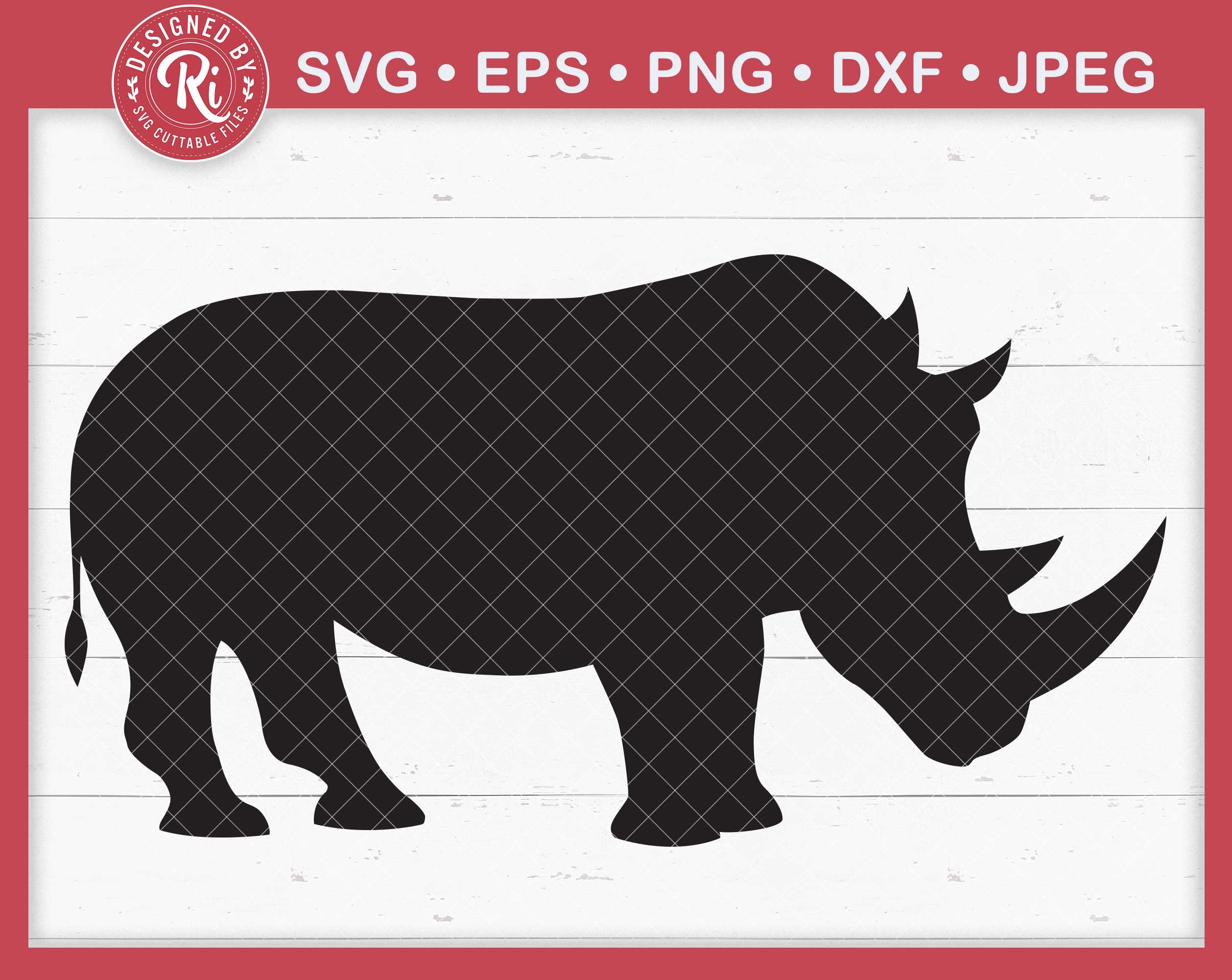 Silueta negra rinoceronte africano vista lateral dibujo animado animal  diseño plano vector ilustración aislado sobre fondo blanco Vector de stock  #288808300 de ©alfadanz.stock.gmail.com, image size:2516x2000