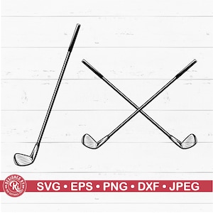 Golf Club Svg, Emblema, Golfista, Logotipo, Cricut, Silueta, Cortar Archivo, Vector, Monograma Dividido, Gráficos, Imágenes Prediseñadas, Regalo, Diseño, Png, Eps, Dxf