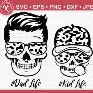 Dad Life Kid Life Svg, Camouflage Svg, Dad Life Svg, Dad Life Kid Life ...