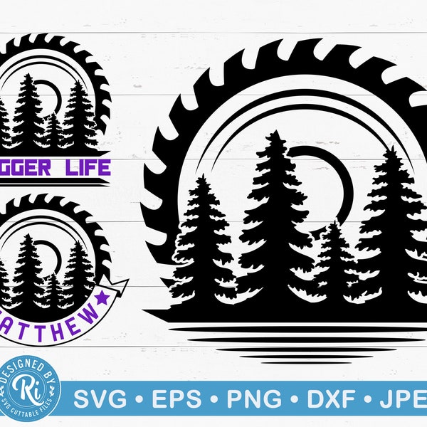 Saw Blade Svg, Logging Svg, Forest Svg, Woodworking Svg, Labor Day Svg, Woodland  Svg, Outdoors Svg, Carpentry Svg, Sawblade Svg, Cricut