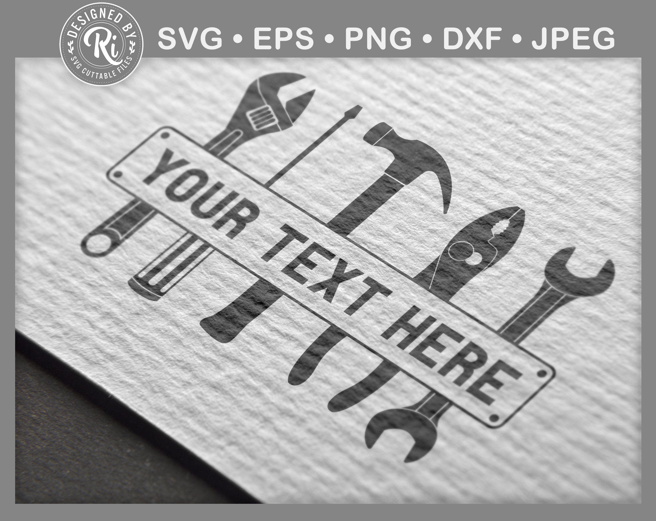 Tools Logo Monogram Svg, Carpenter, Handyman, Mechanic, Construction ...