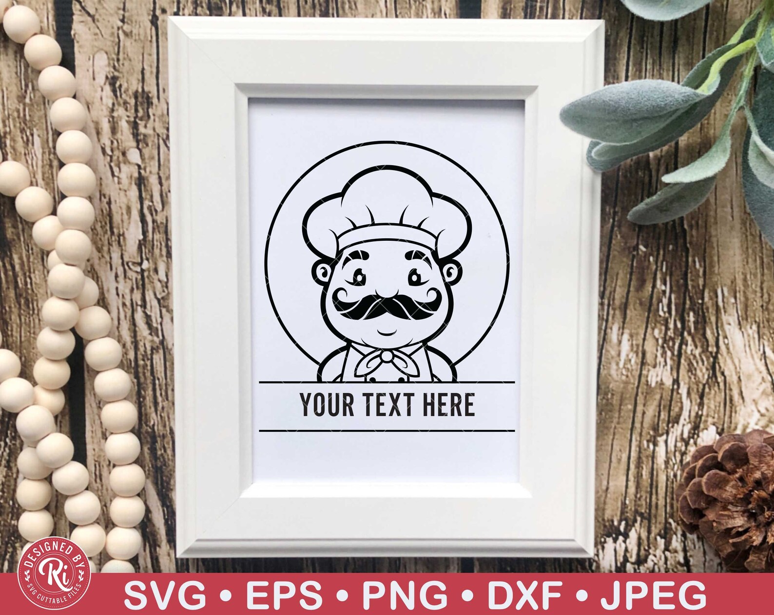 Chef Logo Svg, Chef Monogram, Restaurant Logo, Kitchen Logo, Chef ...