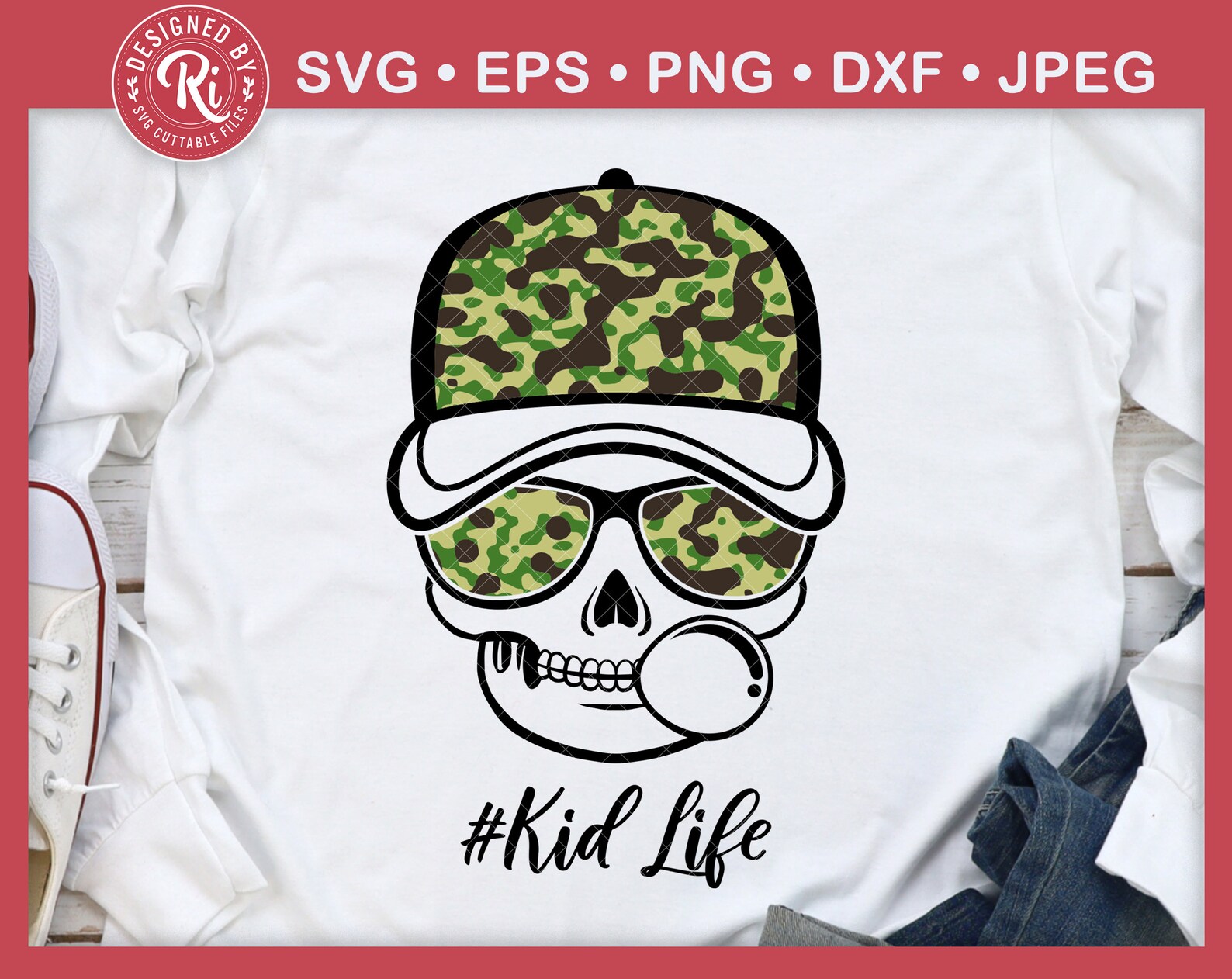 Dad Life Kid Life Svg, Camouflage Svg, Dad Life Svg, Dad Life Kid Life ...