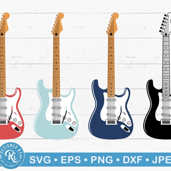 Fender Stratocaster Svg, Electric Guitar Svg, Guitar Svg, Music Svg, Rock and Roll Svg, Rock Band Svg, Guitar Shirt Svg, Guitar Clipart