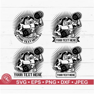 Monograma de tiburón constructor de cuerpo Svg, modo bestia Eps, camiseta de gimnasio Jpg, entrenamiento Png, fitness, levantamiento de pesas, músculos, logotipo de gimnasio, motivación, bíceps