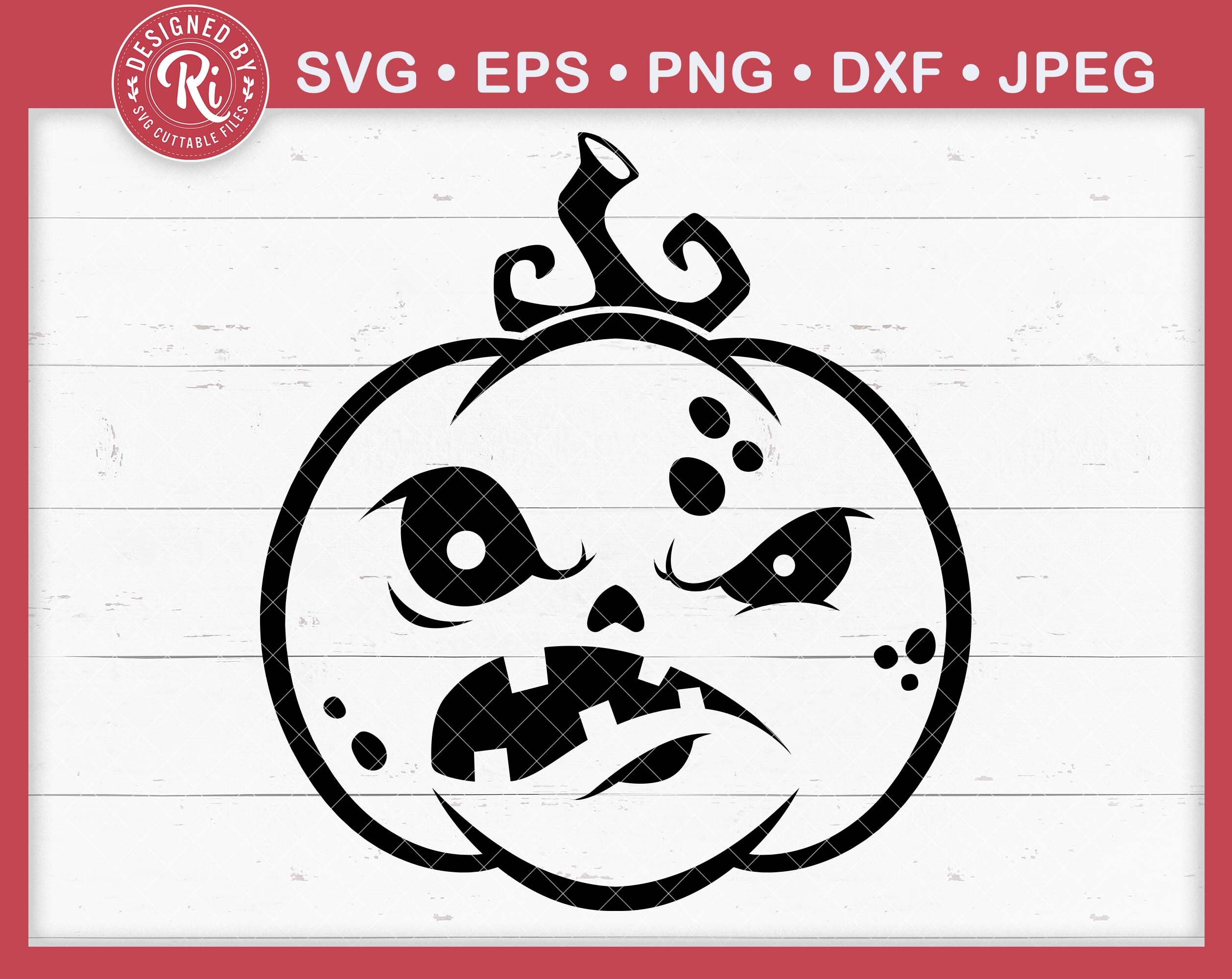 Jack O Lantern Svg Pumpkin Face Svg Happy Halloween Svg - Etsy
