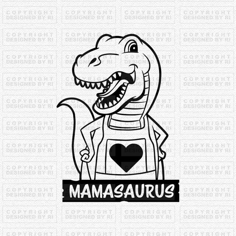 Download Dinosaur Svg Mamasaurus Mama Dino Svg T Rex Tyrannosaurus Etsy PSD Mockup Templates