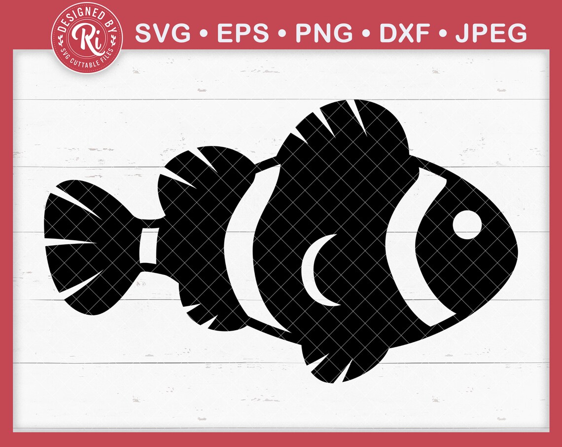 Fish Mask Svg Fish Svg, Fish Silhouettes Svg, Aquarium Svg, Ocean Svg, Fishing Svg ...