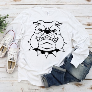 Bulldog svg, Bull Dog Svg, American Bulldog, Pet Svg, Bulldog Mom, Bulldog Mascot Svg, Bulldog Stencil, Dog Face Svg, Dog Svg Files, Dog Dad