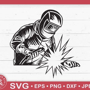 Lassen Svg, Las, Monteur, Bouw, Klusjesman, Tig Zaklamp, Logo, Icoon, Shirt, Vector, Dxf, Clipart, Cut Files, Silhouet, Cricut, Png