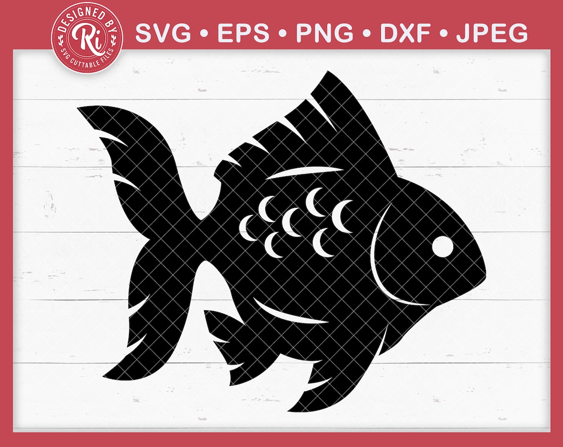 Fish Svg Fish Silhouettes Svg Aquarium Svg Ocean Svg - Etsy