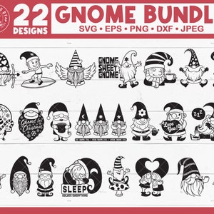 Gnome Svg Bundle, Valentine, Weihnachten, Sticker, Sommer, St. Patrocls Day, Weihnachten, Ostern, Weihnachtsmann, Liebe, Herbst, Strand, Clip art, Plotterdatei
