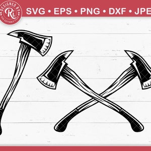Ascia da pompiere incrociata in formato SVG, Vigili del fuoco, Vigile del fuoco, Maglietta, Boscaiolo, Disboscamento, Camion dei pompieri, Croce di Malta, Ascia da pompiere, Attrezzi, Cricut