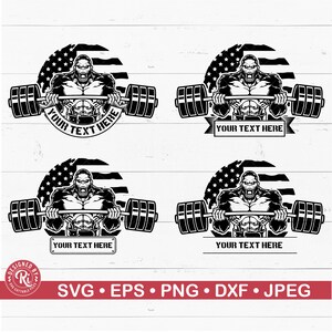 USA Gorilla Bodybuilder Monogram Svg, Modalità Bestia, Sollevamento pesi, Fitness, Design di magliette da palestra, Allenamento, Arredamento palestra, Motivazione, Logo, Cricut