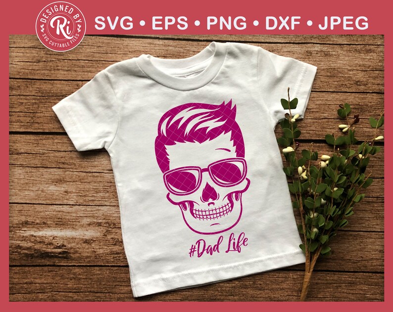 Dad Life Svg Kid Life Svg Dad Skull Svg Fathers Day Svg | Etsy