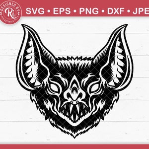 Bat Face Svg, Dracula Svg, Vampire Svg, Svg Halloween, Nightmare Svg, Bat Clipart, Horror Svg, Goth Svg, Vampire Bat, Monster, Spooky Svg
