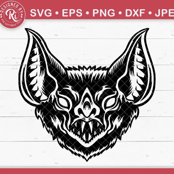 Bat Face Svg, Dracula Svg, Vampire Svg, Svg Halloween, Nightmare  Svg, Bat Clipart, Horror Svg, Goth Svg, Vampire Bat, Monster, Spooky Svg