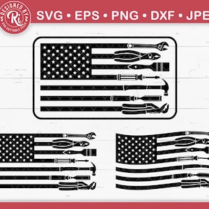 US Flag Tools Svg, Tools Svg, Patriot Svg, American Flag Svg, Carpenter Tools Svg, Handyman Svg, Plumber Svg, Contractor Svg, Construction