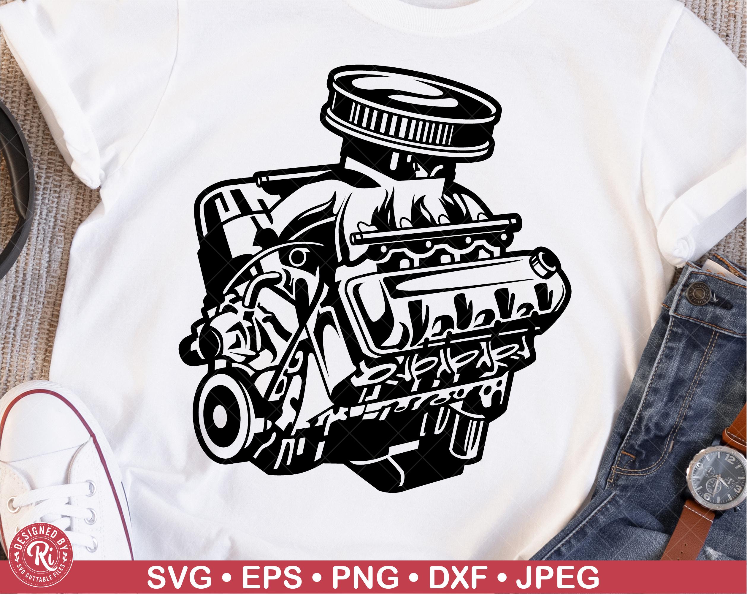 Svg Auto Works Car Engine Svg, Mechanic Logo, Diesel Svg, Automotive Repair Svg, Car ...