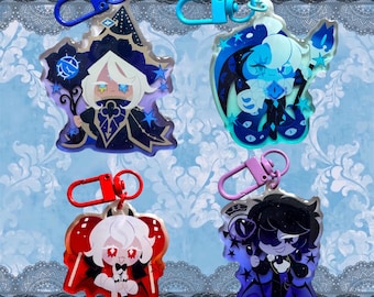 クッキーラン 欺瞞トリオ + 真実を知らない世捨て人 アクリルチャーム