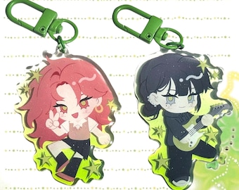 Green Yuri Acrylic Charms