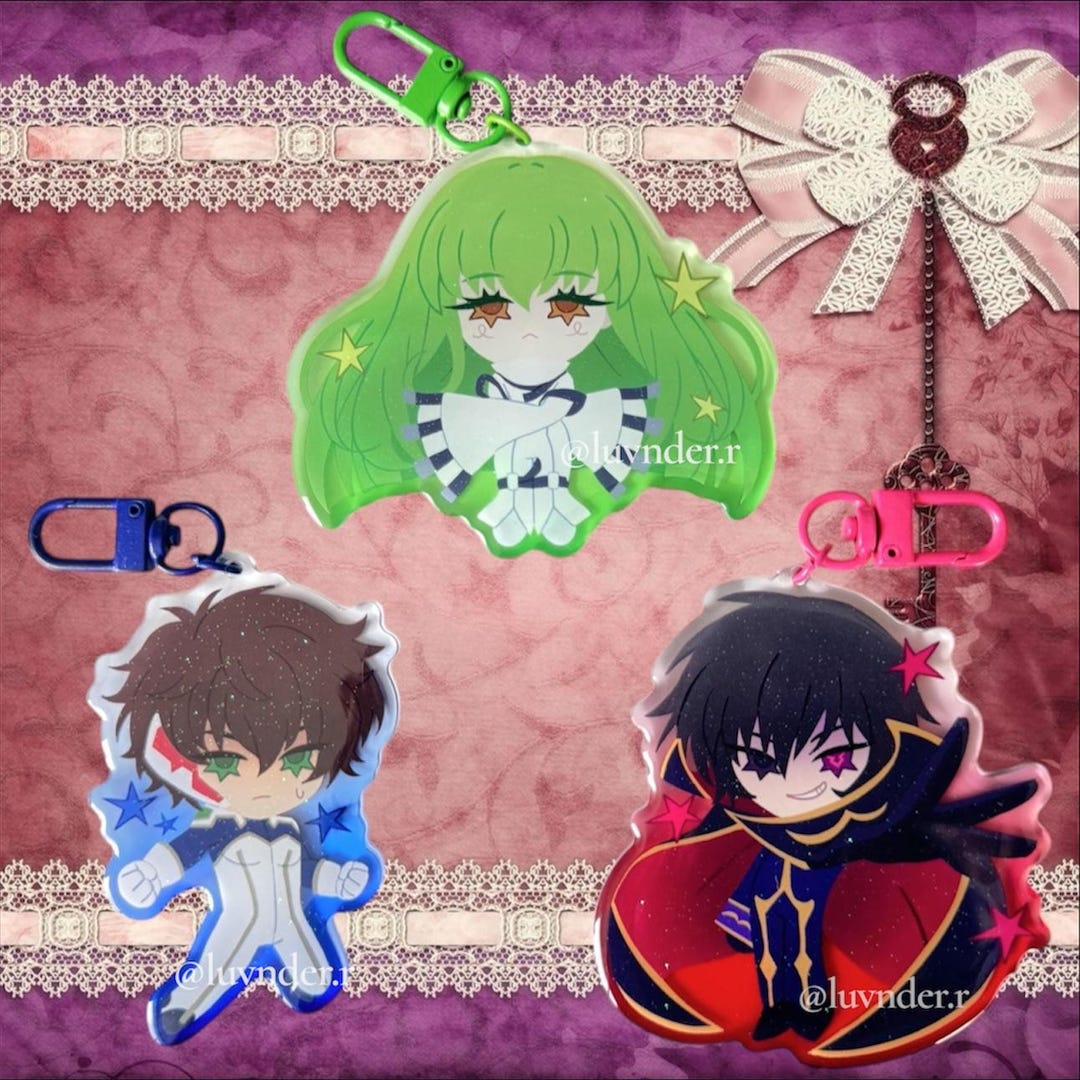 PREORDER Code Geass Acrylic Charms - Etsy