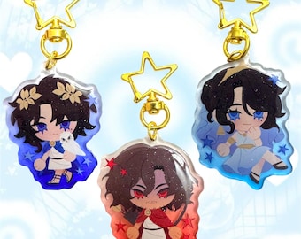 叙事詩風アクリルチャーム（ペネロペ、オデュッセウス、テレマコス）