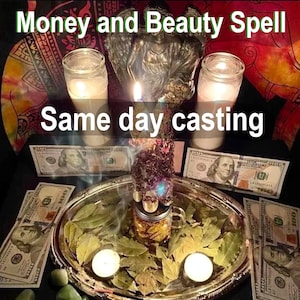 Money and Beauty Spell by Aran Coven (Same day cast)