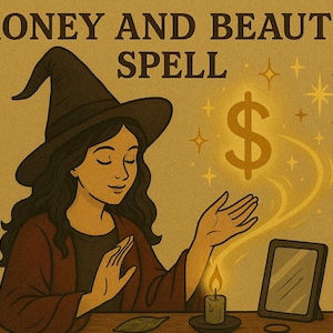 Money and Beauty Spell DIY at home instructions by Aran Coven