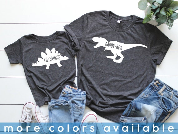 dad and infant matching shirts