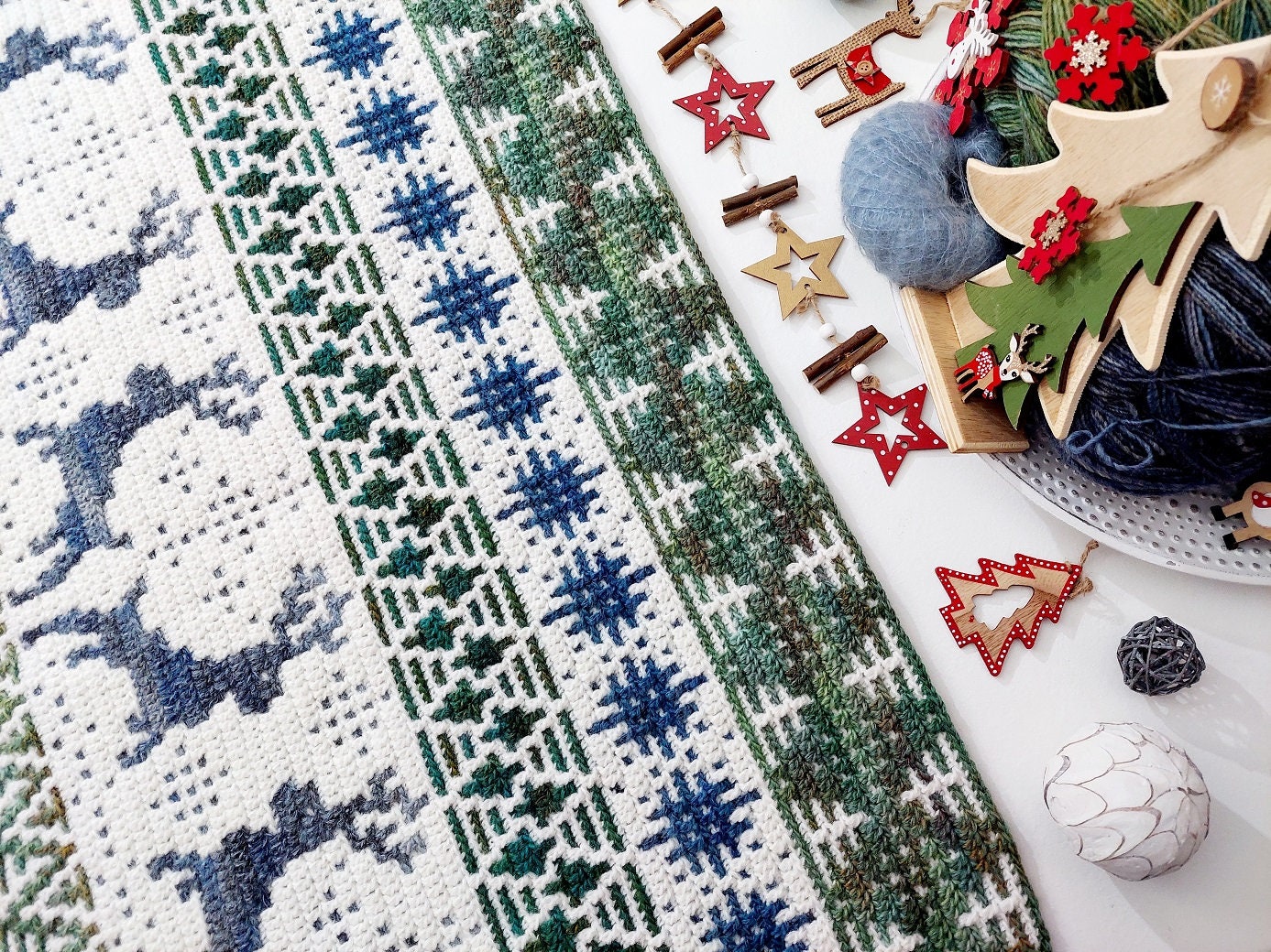 Aztecana - Mosaic Crochet Blanket, Patterns