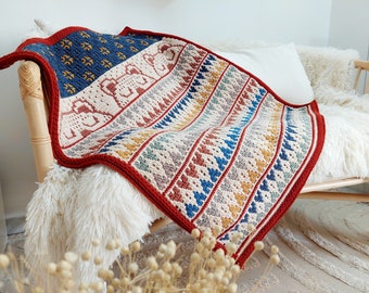 California Mosaic Bear Blanket California Mosaic Bear Blanket