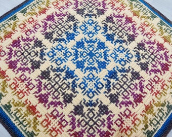 Mosaic Crochet Afghan Pattern: Bohemian Bliss Blanket (PDF Pattern)