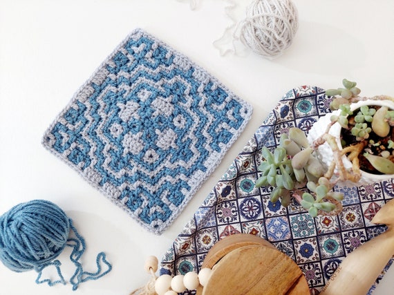 A Sea Story - Modern Mosaic Crochet - New Leaf Designs
