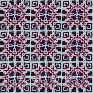 Patrón de mosaico de crochet con motivos cuadrados KALEIDOSCOPE LOVE. Gráfico y patrón escrito