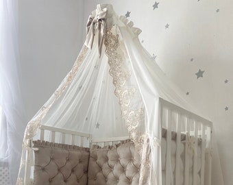canopy crib bedding