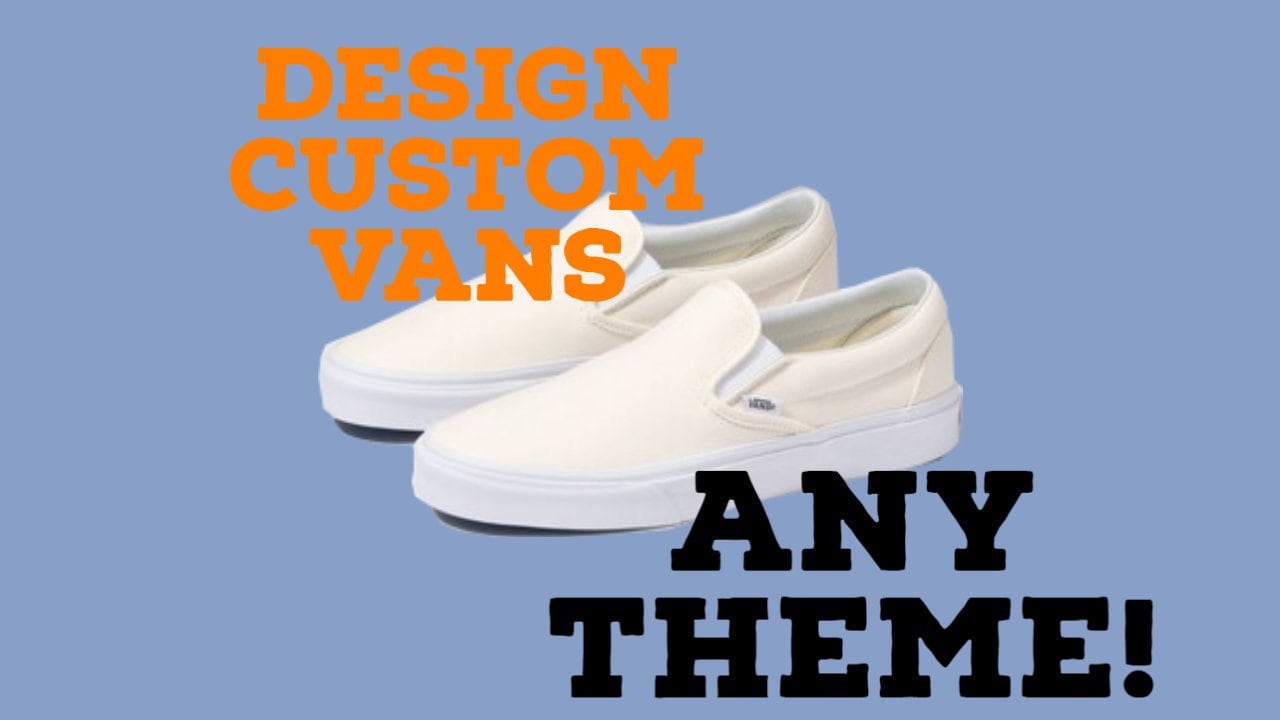 Custom Slip On Vans!! 😊 