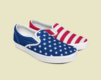 Flag Vans Etsy