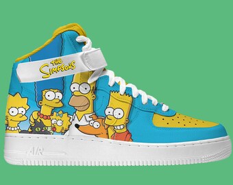 Bart Simpson Air Force | Etsy
