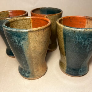 ceramic tumbler, 16 oz tumbler, pottery cup, pilsner, wine tumbler, pint glass