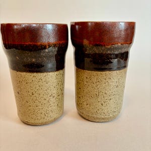 ceramic tumbler, pottery tumbler, 18 ounce tumbler, ceramic cup