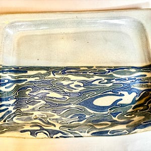 ceramic serving platter, stoneware serving platter