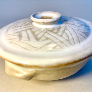 Handmade Ceramic Butter Dish, Stoneware Butter Dish, Pottery Butter Bowl