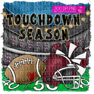 Touchdown season PNG,Sublimation design, Green football, Football shirt design png, Football sublimation, Football season png