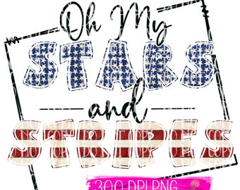 Oh mijn sterren strepen, patriottische png, sublimatieontwerp, 4 juli, png
