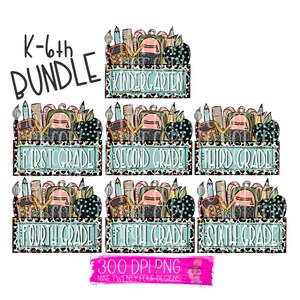 Teacher Grade name plate bundle, grade sign png, cheetah teacher, teacher design png, sublimation png, digital print