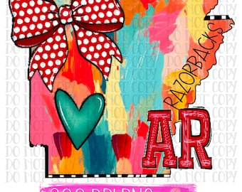 Arkansas png, Arkansas state png, printable PNG, sublimation png, DTF Png