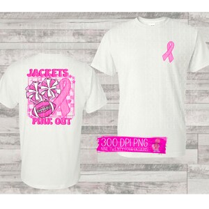 Jackets pink out Spirit png, jackets spirit wear png, sublimation png, printable png