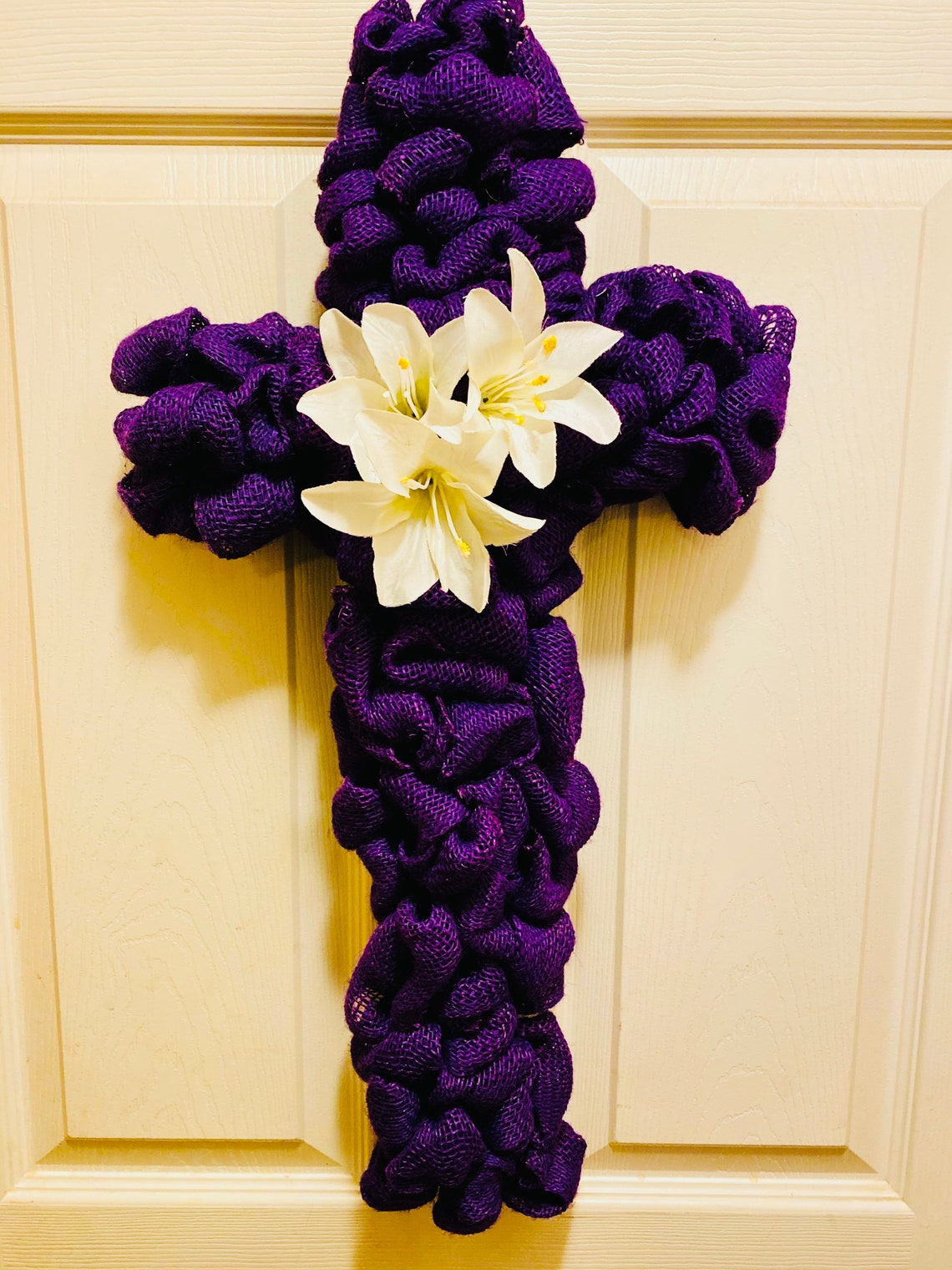 Lenten Wreath// Easter Wreath// Cross Wreath | Etsy